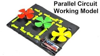 how to make parallel circuit working model | electricity model