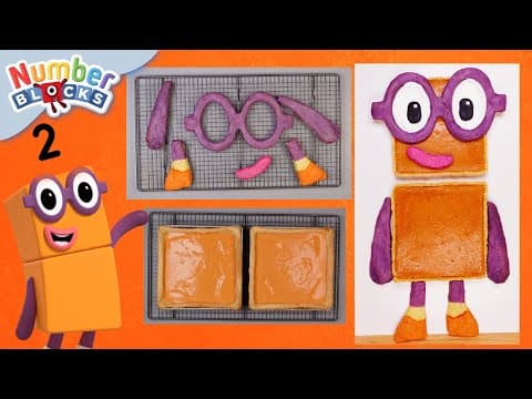 Numberblock Two Pumpkin Pie | Learn to Count