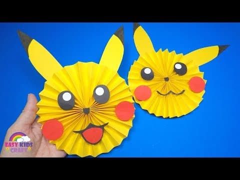 How to Make a Paper Pikachu | Pokemon Paper Craft