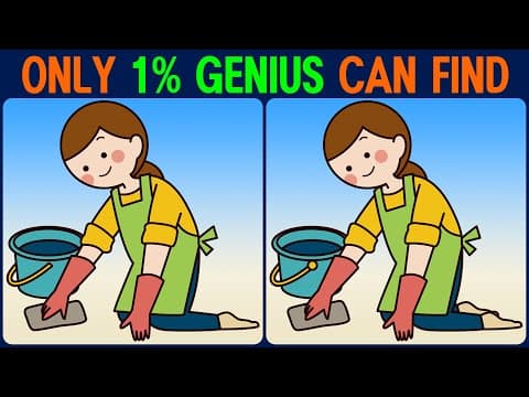 【Find the Difference】 Did you find all the differences? Then you are a genius!