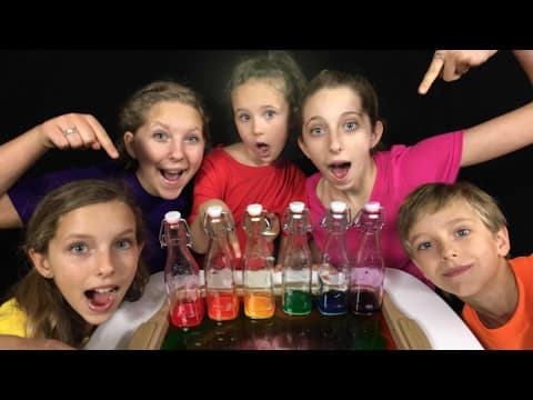 Learn English Colors Rainbow Foam Bubbles