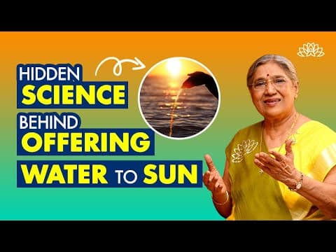 Offering water to sun | Surya Arghya | What is the benefit of offering water to sun