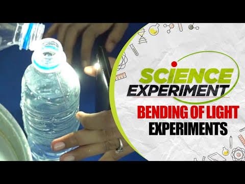 Science Experiment - 37 | Bending of light Experiment | Chemistry Experiment