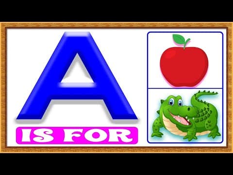 Learning alphabets for kids - learn abc for preschool - kids learning videos