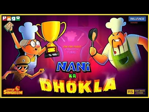 Little Singham aur Nani Ka Dhokla | Recipe Robbery & Dhokla Chase Begins! | Pogo Tv | Kids cartoon