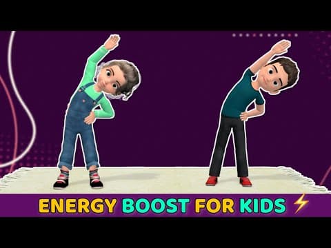 25-MINUTE WORKOUT FOR KIDS TO BOOST ENERGY| Kids Exercise