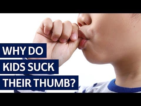 Why Do Kids Suck Their Thumb?