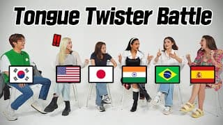 People Try Hardest Tongue Twister Around The World India,Spain,Brazil,The US,Japan,Ghost