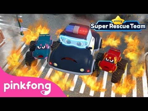 Super Monster Trucks, the Best Villains | Super Rescue Team | Car Story and Song