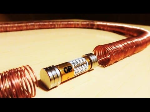How to Make the Worlds Simplest Electric Toy Train