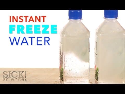 Instant Freeze Water