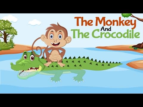 Clever Monkey and The Foolish Crocodile | English Stories For Kids | BebeGenie
