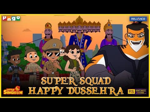 Super Squad Dussehra Special 🎉🔥 | Mission Against Jaanwar’s Evil Plan! | PogoTv | Kids Cartoon