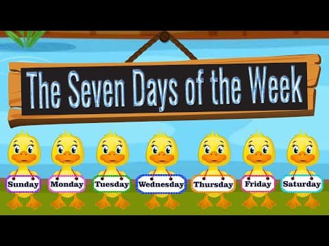 The Seven Days of the Week with the Seven Ducklings | Quack, Quack, Quack