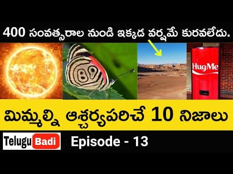 Episode 13 - amazing facts you didn't know - interesting facts