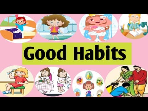 Good Habits for kids| Good habits| Good habits English to Hindikids #goodhabits #khushikipathsala
