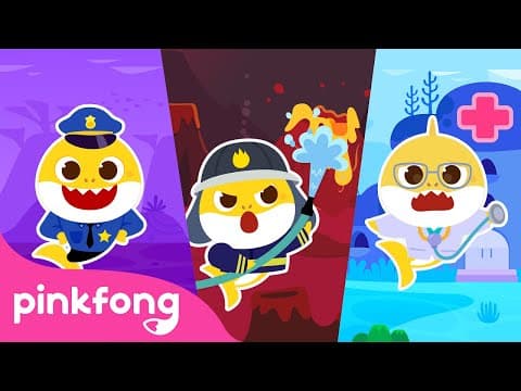 Baby Shark, What Do You Want to Be | Jobs and Occupations | Story for Kids