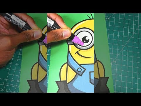 How to draw minions - easy way 