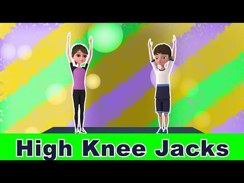 High Knee jacks | Exercise for kids |Kids Exercise