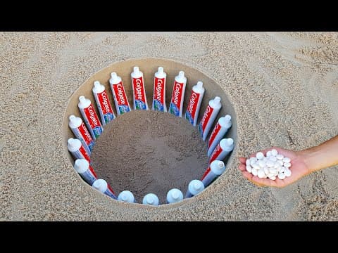 Experiment- Coca Cola, Fanta, Sprite vs Mentos