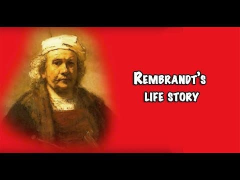 The quick story of the Dutch painter Rembrandt