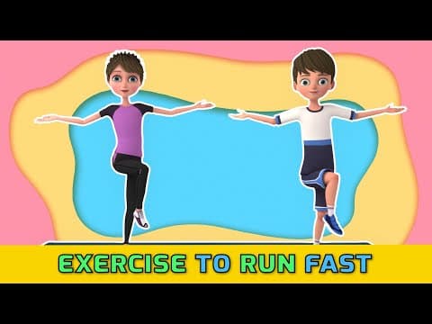 KIDS EXERCISE TO RUN FASTER – CARDIO FOR CHILDREN| Kids Exercise