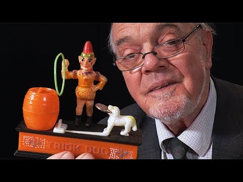 Vintage coin banks with amusing mechanisms