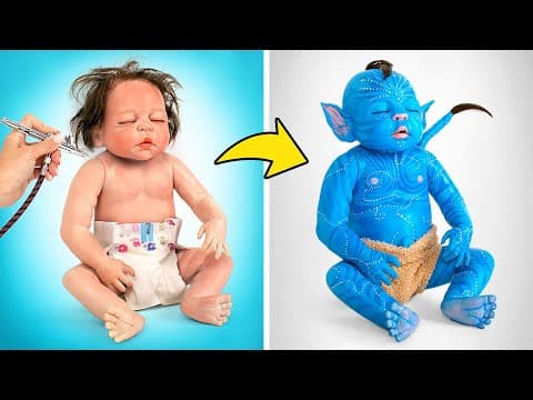 Awesome transformation of a simple doll