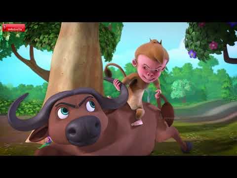 కోతి మరియు గేదె కథ - stories for kids