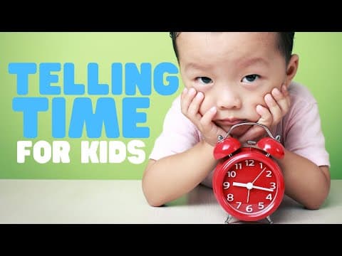 Telling time for kids - learn to tell time on both analog and digital clocks