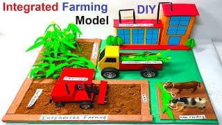 integrated farming model science project - eco friendly agriculture model