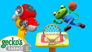 Basketball Boo Boo | BRAND NEW | Geckos Garage | Cartoons For Kids | Toddler Fun Learning