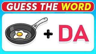 Can You Guess The WORD By The Emoji? #4 Emoji Quiz