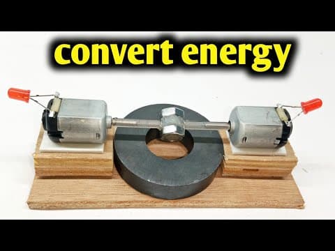 How to make free energy with small dc motor / magnetic generator free energy