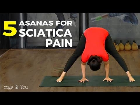 Yoga for Sciatica | 5 Effective Asanas to Relieve Back & Leg Pain | ‪@VentunoYoga‬