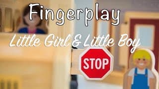FINGERPLAY Little Girl  Little Boy Storytime Rhyme l Hands and Finger Warm Up for Kids