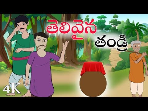 Telugu Stories | తెలివైన తండ్రి | Stories in Telugu | Telugu Moral Stories | Waa Waa TV