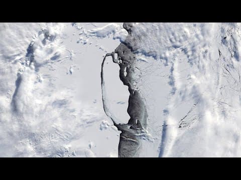Tracking an Antarctic Iceberg Epic Journey