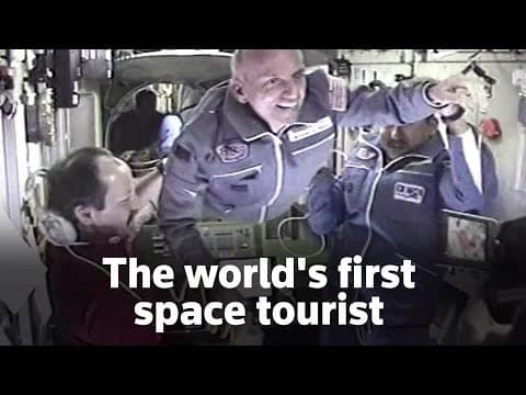The world's first space tourist - YouTube