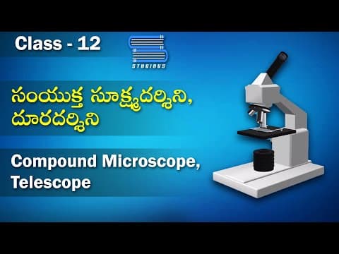 సంయుక్త సూక్ష్మదర్శిని, దూరదర్శిని – Compound microscope, Telescope | Physics