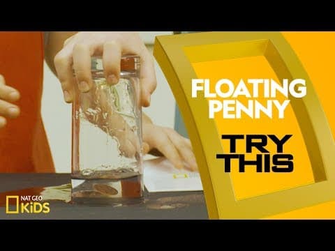 Floating penny - try this