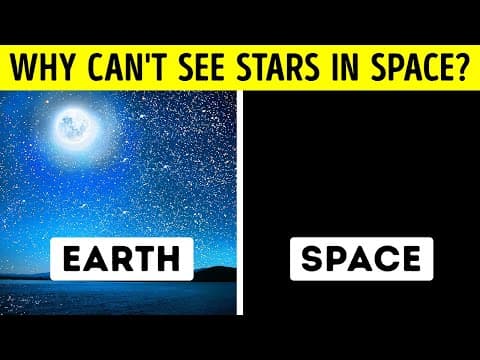 Why You Can't See Stars in Space