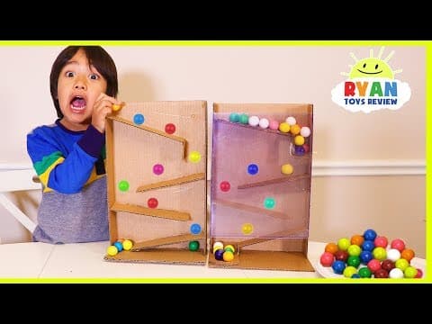 DIY Gumball Dispenser out of Cardboard at Home