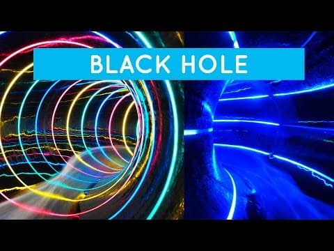 Bad 1 Bremerhaven - Black Hole || Colorful LED water slide!