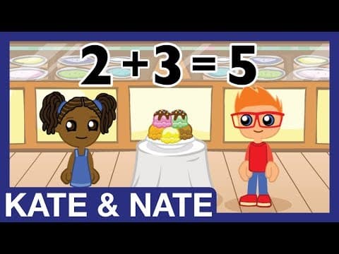 Meet the Math Facts with Kate and Nate - Ice Cream Day Addition and Subtraction