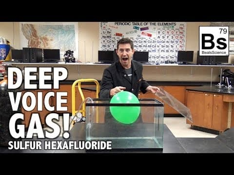 Deep Voice Gas - Sulfur Hexafluoride Experiments
