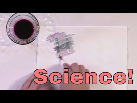 Make DIY Invisible Ink Neat Chemistry Experiment to make Science Fun