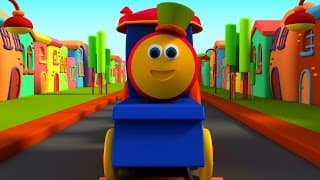 Bob The Train | Wheels On The Train | Songs For Kids And Childrens | Wheels On The Bus