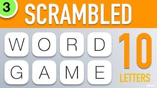 Scrambled Word Games |Guess the Word Game |10 Letter Words