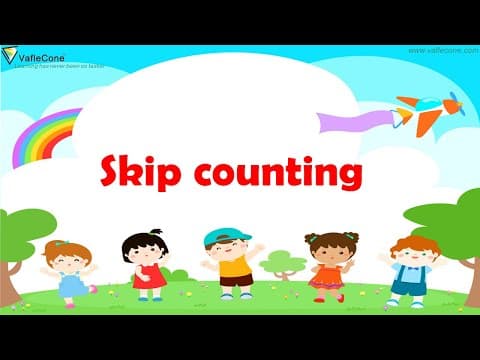 Skip Counting for kids l learn skip counting for kindergarten